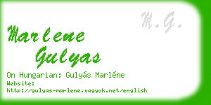 marlene gulyas business card